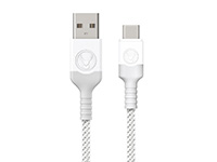 Bonelk USB to USB-C Cable, Long-Life Series 1.2 m (White/Grey)