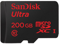 SanDisk Ultra microSDXC card - 200GB - UPGRADE YOUR SURFACE PRO 4!