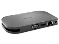 Kensington SD1600P USB-C 5Gbps Mobile Dock with Pass-Through Charging - 4K HDMI or HD VGA
