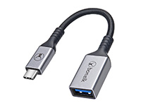 Bonelk Long-Life USB-C to USB-A Adapter (15cm) (Space Grey)