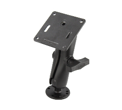 RAM 1.5" Diameter Ball Mount with 2.5" Round Base (AMPs Hole Pattern) & 3.625" Square Base (VESA 75mm X 75mm Hole Pattern)