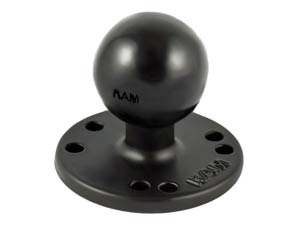 RAM 2.5" Round Base with AMPS Hole Pattern & 1.5" Ball
