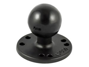 RAM 2.5" Round Base with AMPS Hole Pattern & 1.5" Ball
