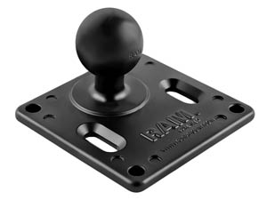 RAM 75mm x 75mm VESA 3.625" Plate with 1.5" Diameter Ball