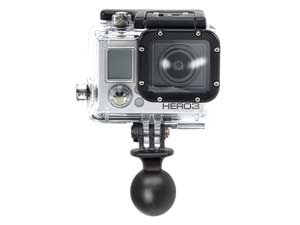 RAM 1" Diameter Ball with Custom GoPro Hero Adapter