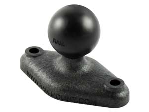 RAM 2.43" x 1.31" Composite Diamond Base with 1" Ball